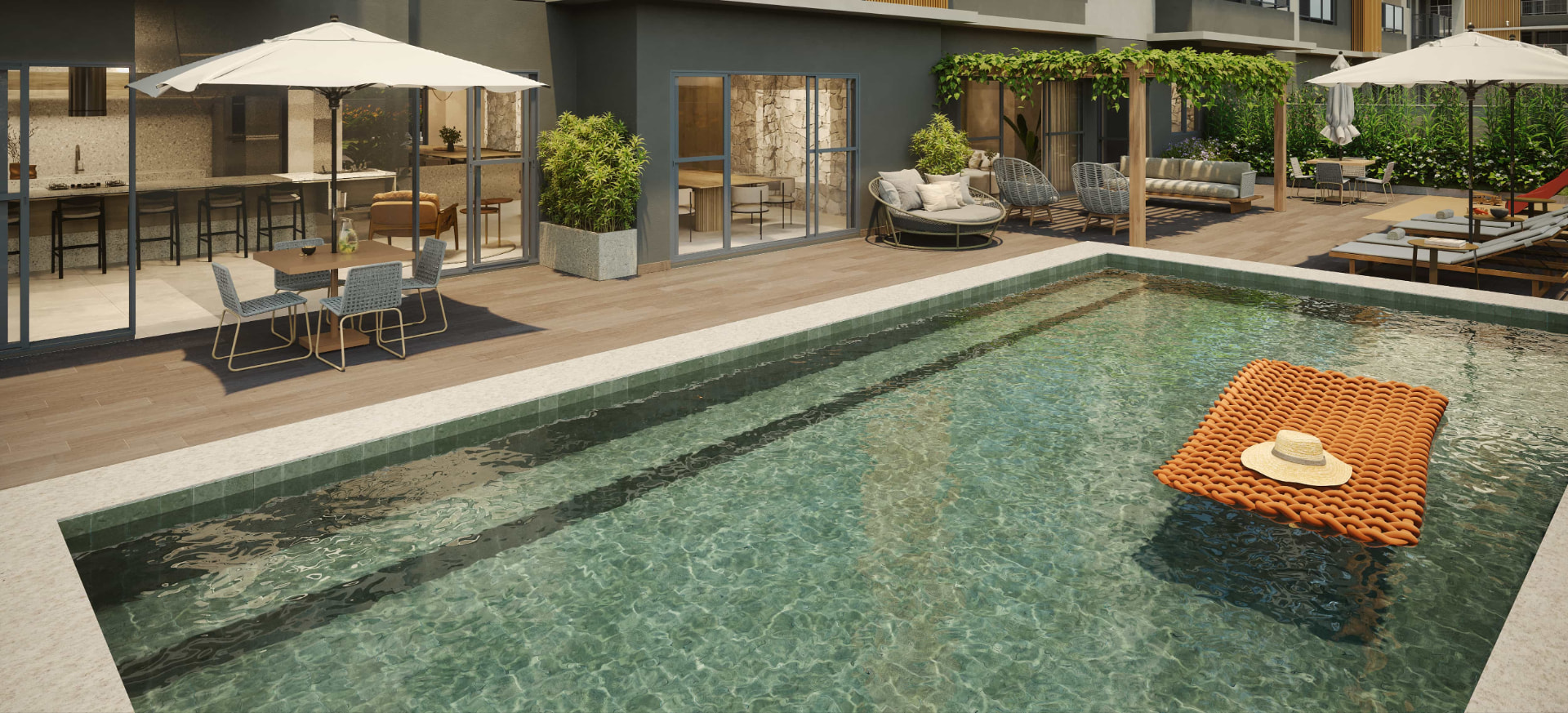 Casa de campo com piscina e área gourmet externa